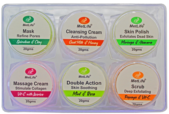 organic facial 6 step (Mini kit 5 facial in a kit) organic facial 6 step (Mini kit 5 facial in a kit)