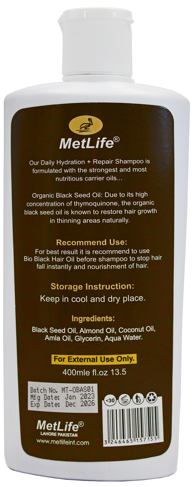 Black Seed Shampoo( Organic) Black Seed Shampoo( Organic)