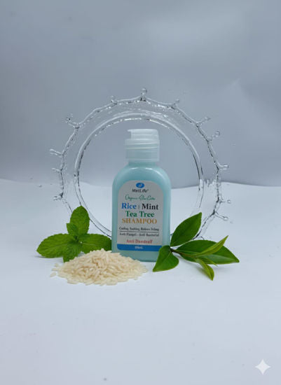 Mint, Rice and Tea tree antidandruff shampoo(travel pack) Mint, Rice and Tea tree antidandruff shampoo(travel pack)