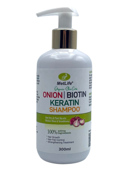 Onion , Biotin and Keratin Shampoo Onion , Biotin and Keratin Shampoo