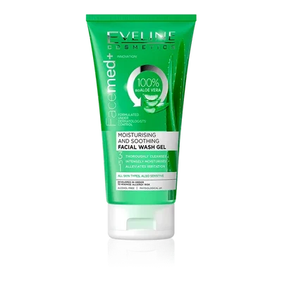 Facemed+ 100% Bio Aloe Vera Moisturizing & Soothing Facial Wash Gel 3in1 Facemed+ 100% Bio Aloe Vera Moisturizing & Soothing Facial Wash Gel 3in1