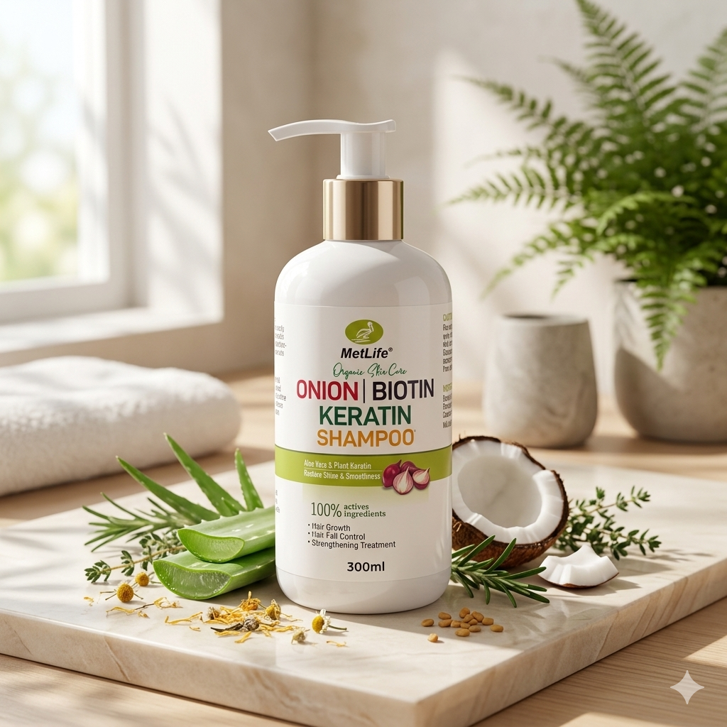 Onion , Biotin and Keratin Shampoo Onion , Biotin and Keratin Shampoo