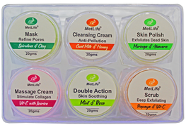 organic facial 6 step (Mini kit 5 facial in a kit)