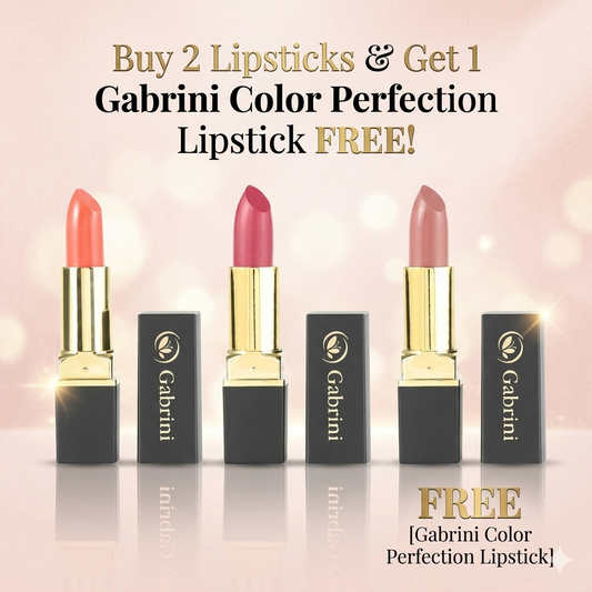 Buy 2 Lipstick and Get 1 Gabrini Color Perfection Lipstick  free