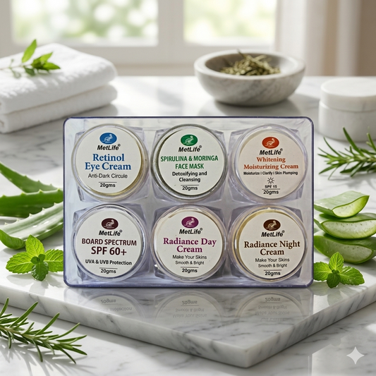 pack of 6 creams (travel pack)